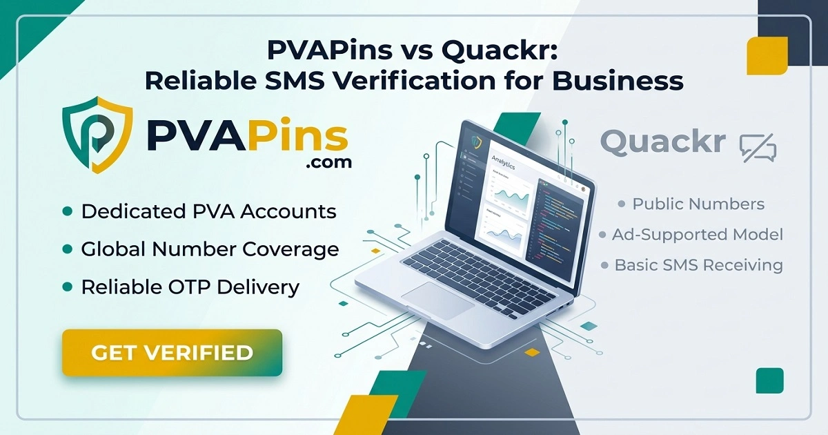 PVAPins vs Quackr: Reliable SMS Verification for Business